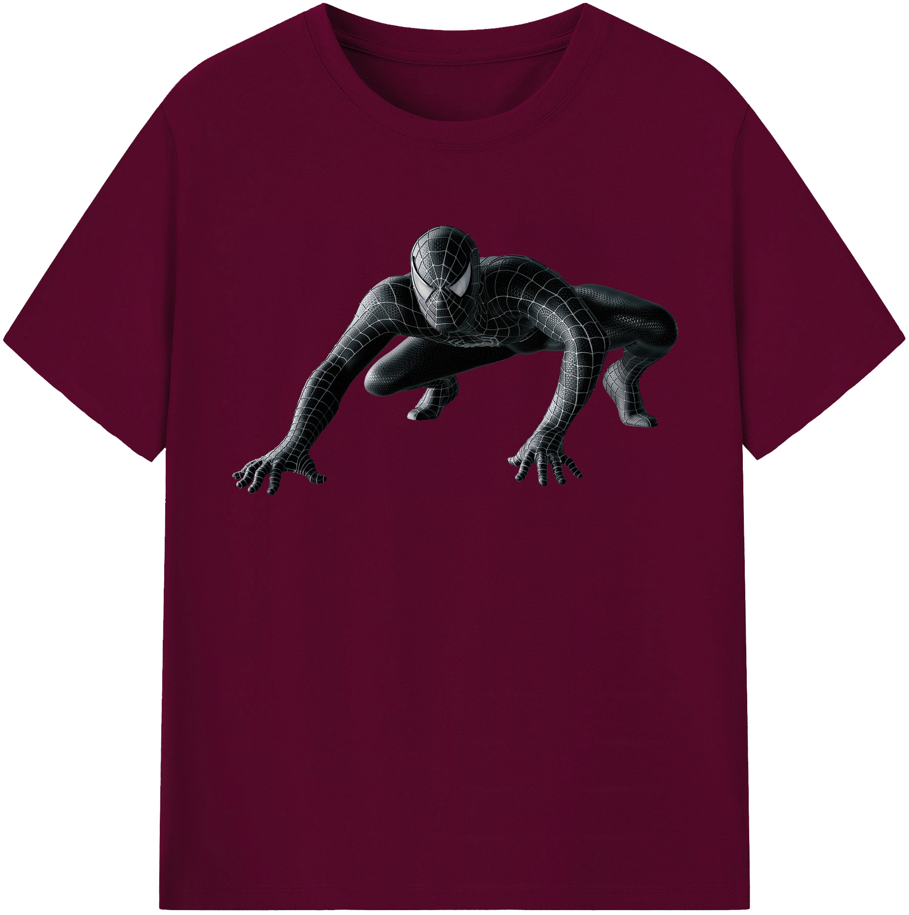 （画像用） Spider Man スパイダーマン レディースカジュアルプリントTシャツ（綿100％）